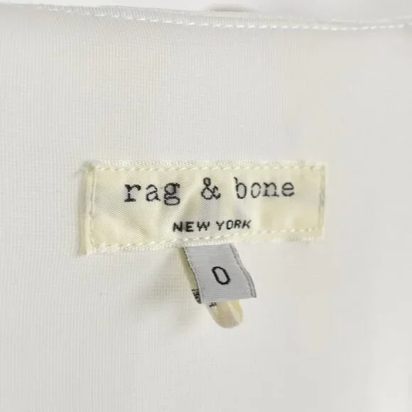 Rag & Bone Chieftain Textured Panel Racerback Tank Shift Mini Dress - 0 - Picture 9 of 9